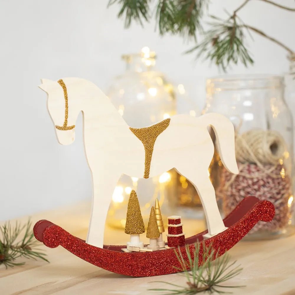 Christmas 18cm Tree Poplar Solid Wood Pointed Cone With Grooves Decorations Crafts
