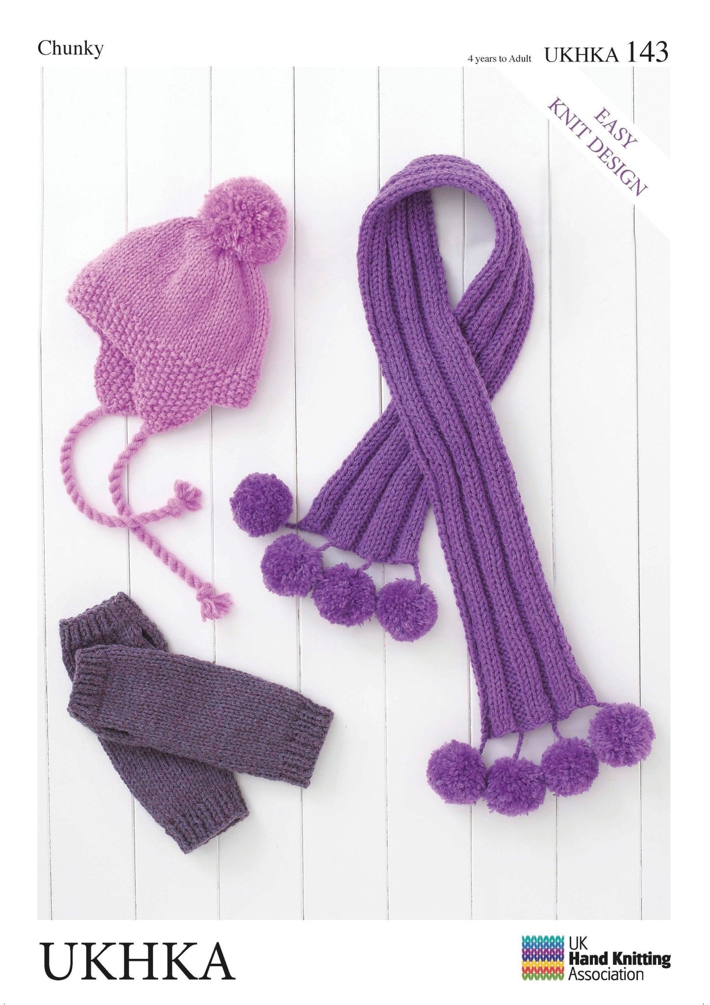 Chunky Knitting Pattern Adult Helmet Hat Wrist Warmers Scarf 4 Years - Home - Crafts
