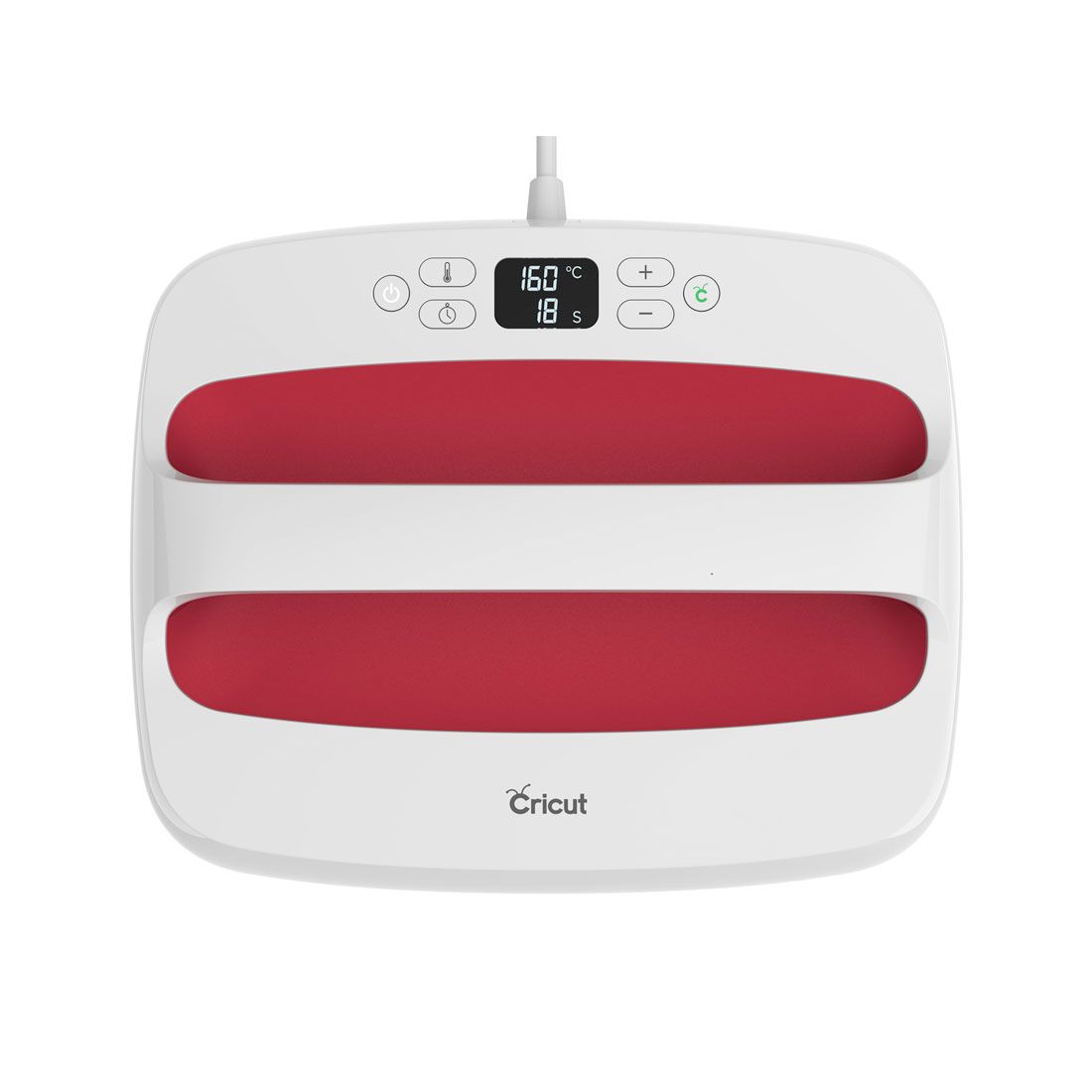 Cricut EasyPress 2 Raspberry 12"x10" | Heat Press Portable Lightweight Thick Heat Plate USB