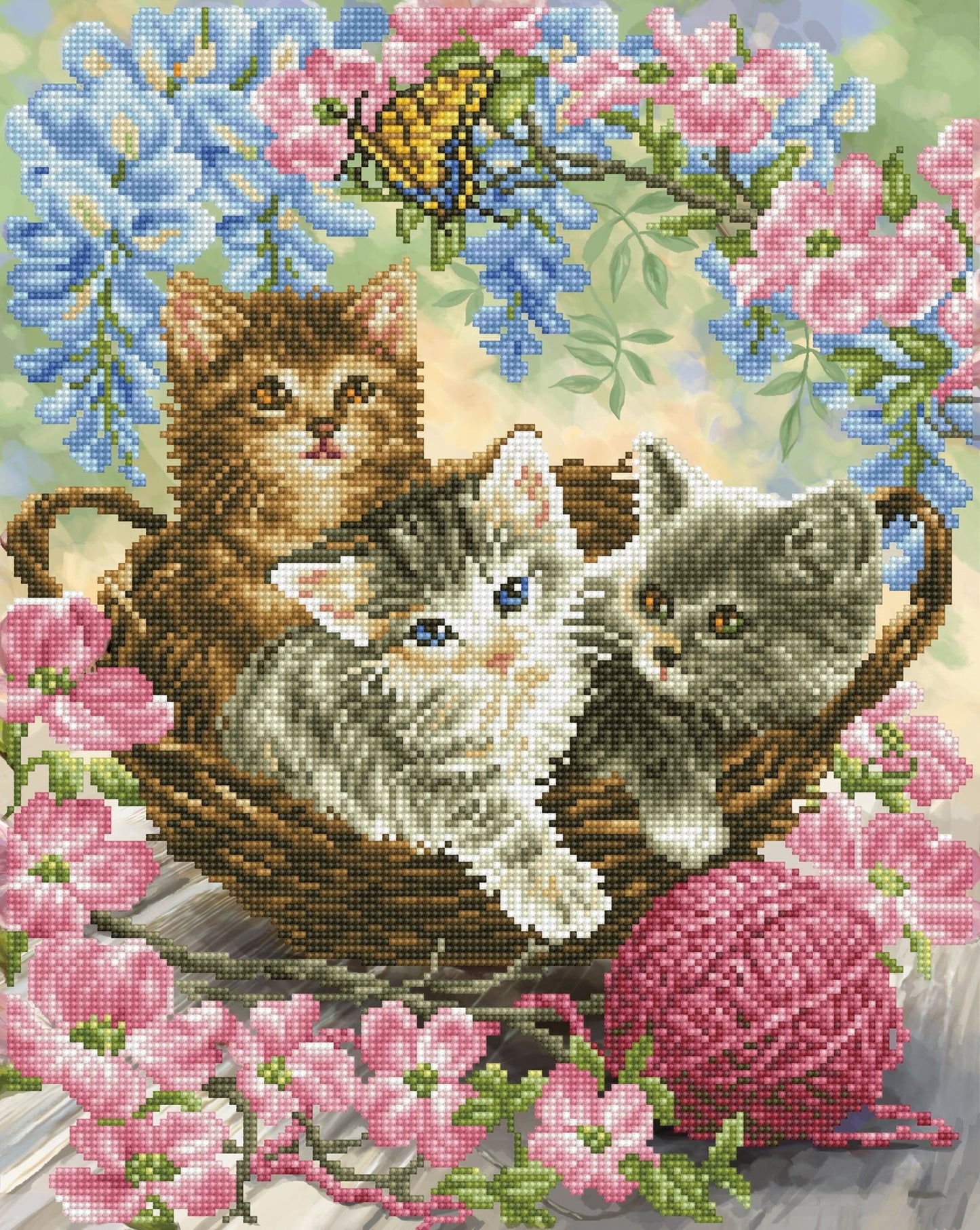 Diamond Dotz Printed Canvas Kit Fabric Needlecrafts 52cm x 42cm - Select Design - Home - Crafts