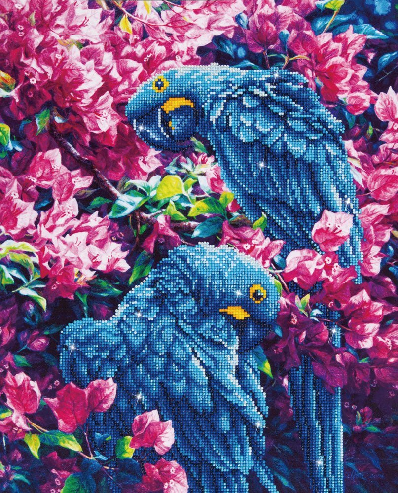 Diamond Dotz Printed Canvas Kit Fabric Needlecrafts 52cm x 42cm - Select Design - Home - Crafts