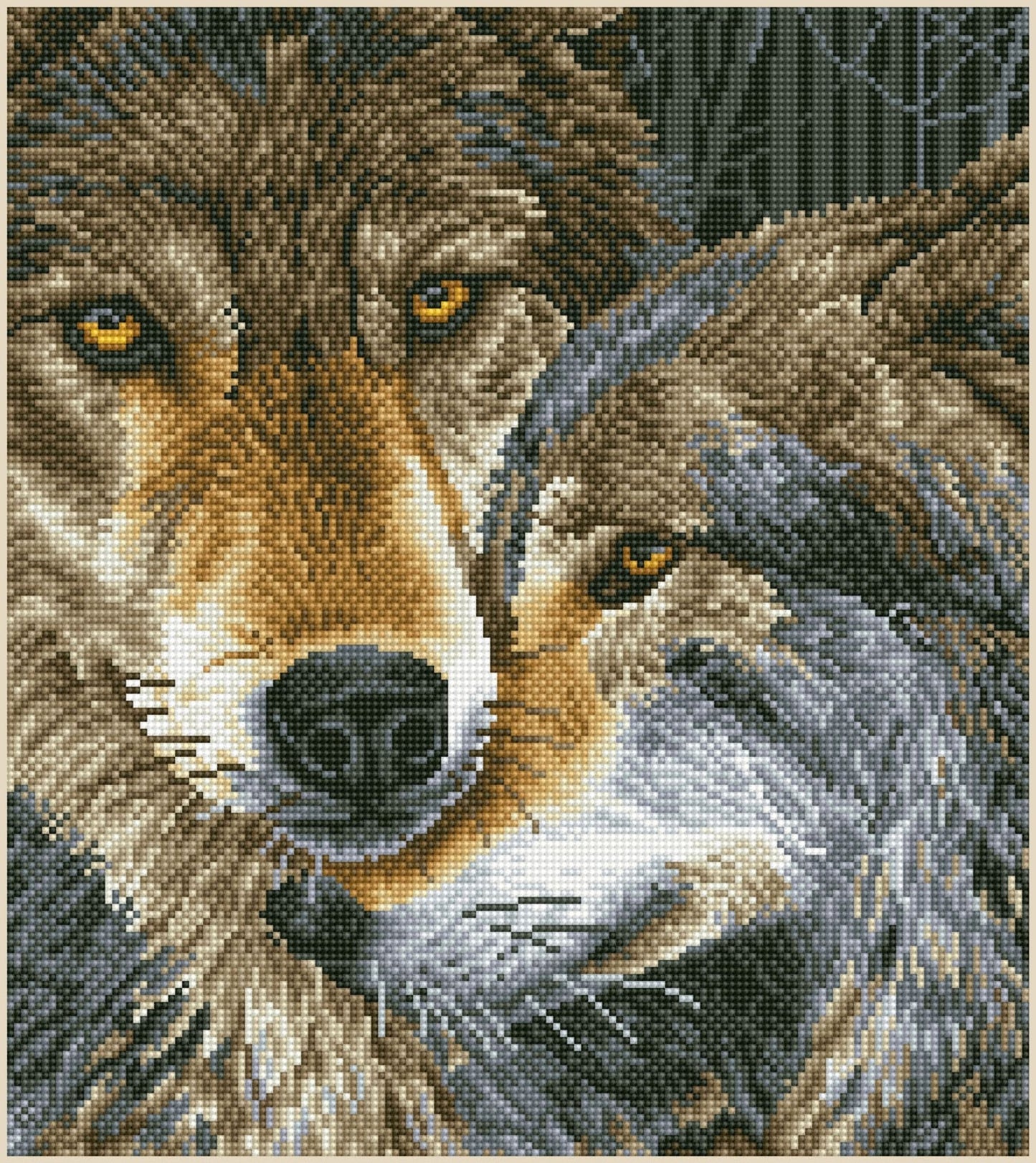 Diamond Dotz Printed Canvas Kit Fabric Needlecrafts 52cm x 42cm - Select Design - Home - Crafts