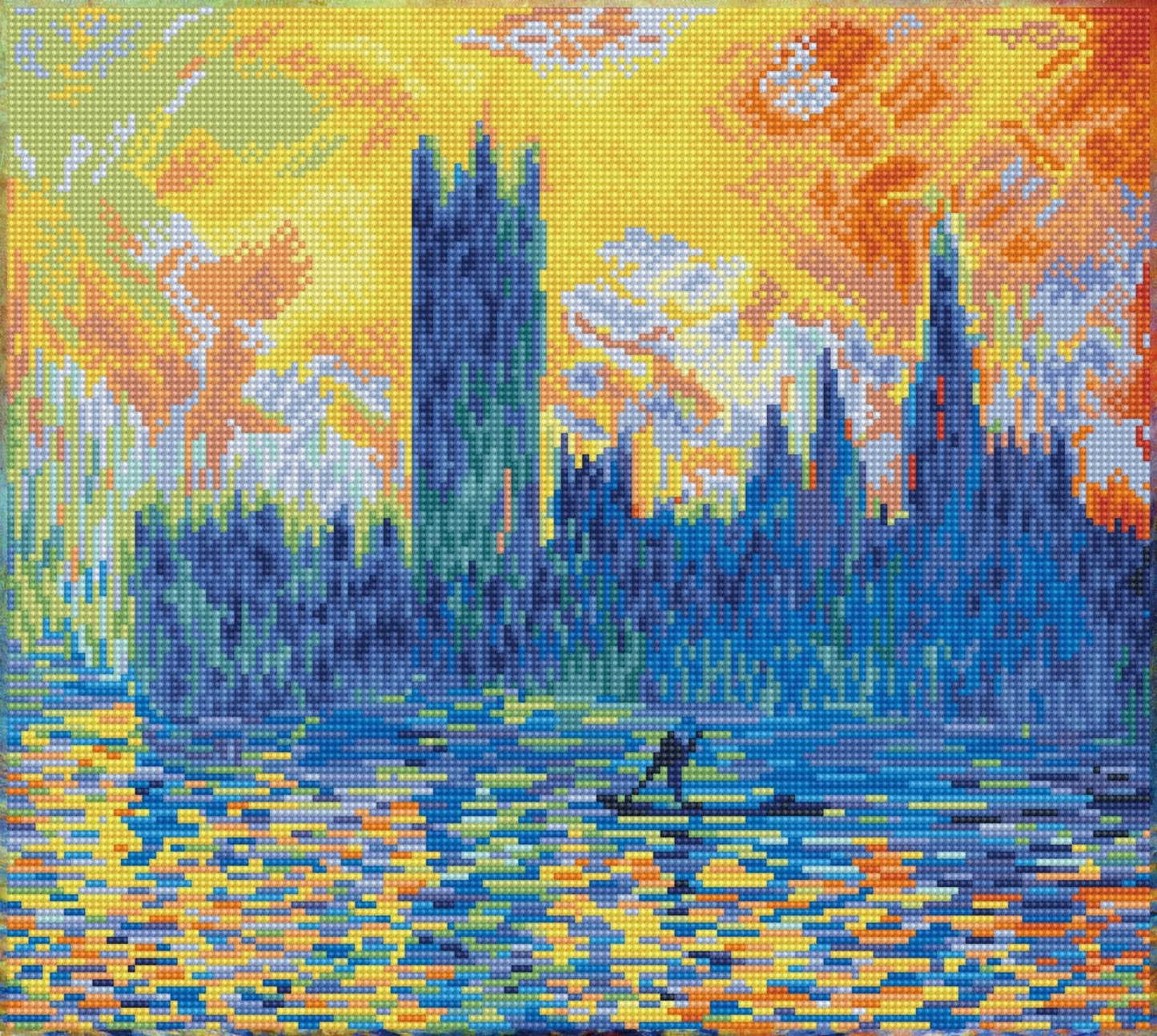 Diamond Dotz Printed Canvas Kit Fabric Needlecrafts 52cm x 42cm - Select Design - Home - Crafts