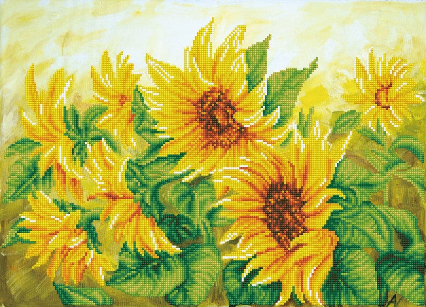 Diamond Dotz Printed Canvas Kit Fabric Needlecrafts 52cm x 42cm - Select Design - Home - Crafts