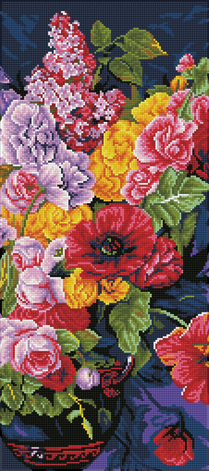 Diamond Dotz Printed Canvas Kit Fabric Needlecrafts 52cm x 42cm - Select Design - Home - Crafts