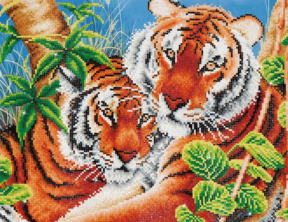 Diamond Dotz Printed Canvas Kit Fabric Needlecrafts 52cm x 42cm - Select Design - Home - Crafts