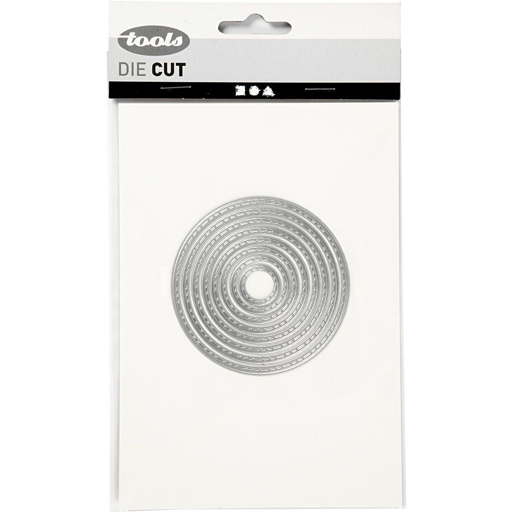 Die Cutting Stencil Use With All Machines Round Circle - Home - Crafts