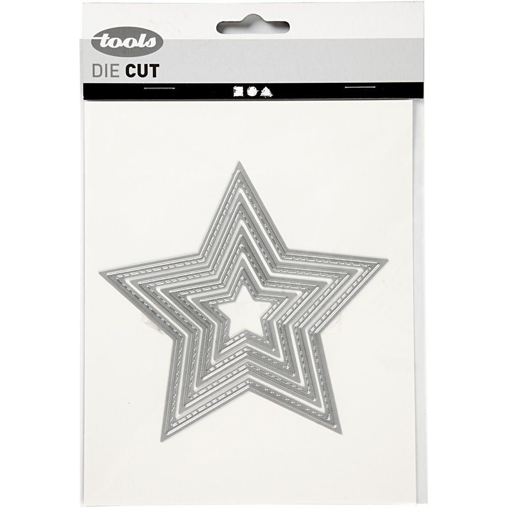 Die Cutting Stencils Use With Any Die Cutting Machines - Stars - Home - Crafts