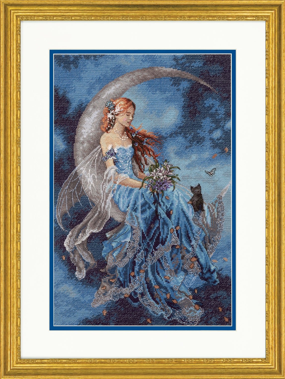Dimensions Cross Stitch Canvas Kit Needlecraft Crafts 10x15 in - Wind Moon Fairy - Home - Crafts