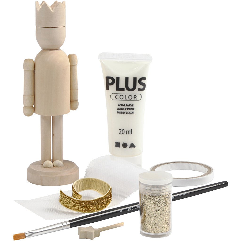 DIY Wooden Ballerina Kit Wth Plus Colour Christmas Decoration Figures Crafts - Home - Crafts