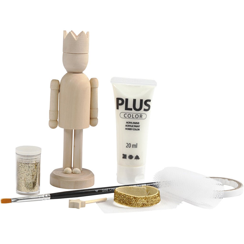 DIY Wooden Ballerina Kit Wth Plus Colour Christmas Decoration Figures Crafts - Home - Crafts