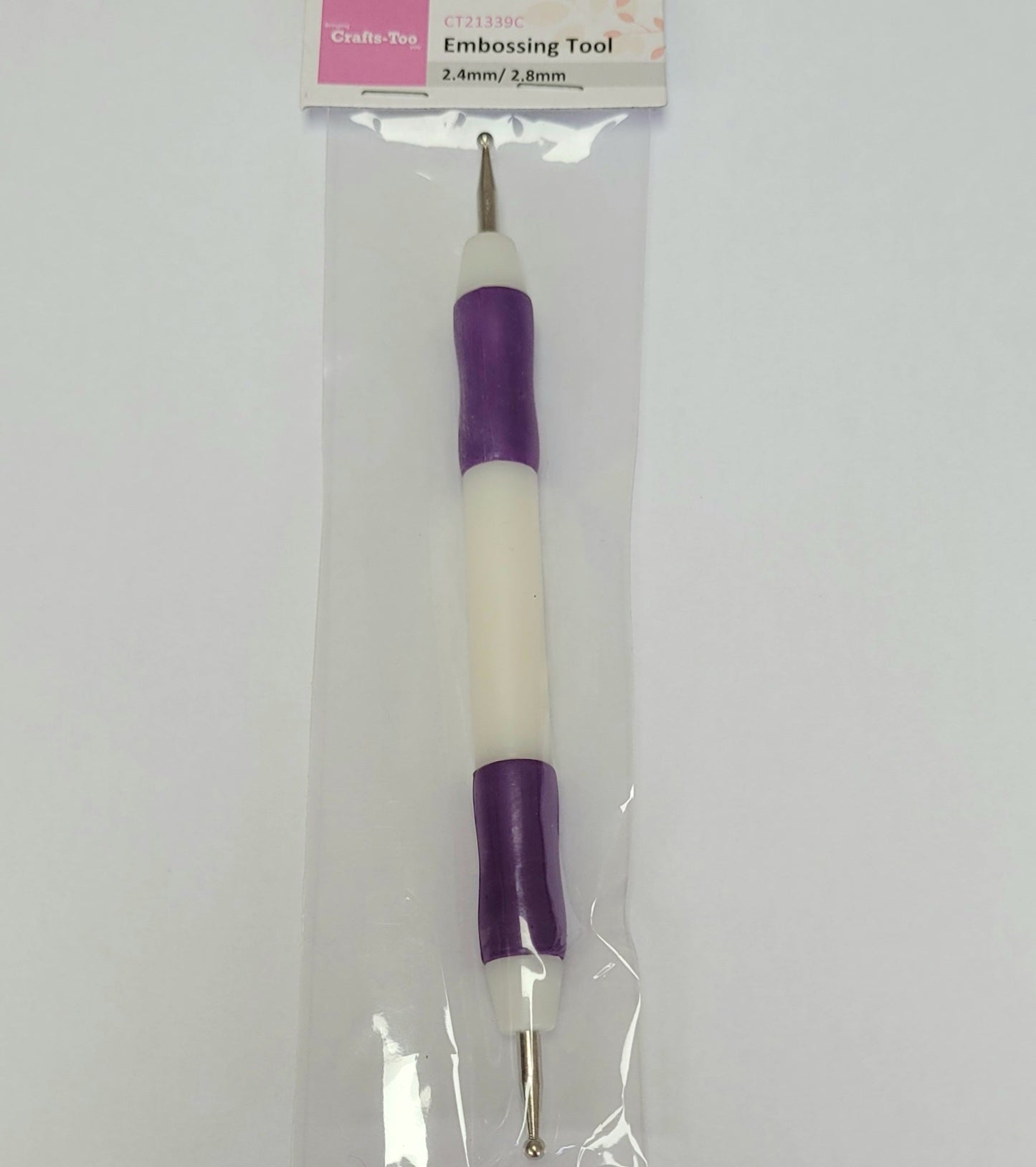 Double Ended Soft Grip Embossing Tool Choose Sizes From Assorted 1.2mm to 12mm