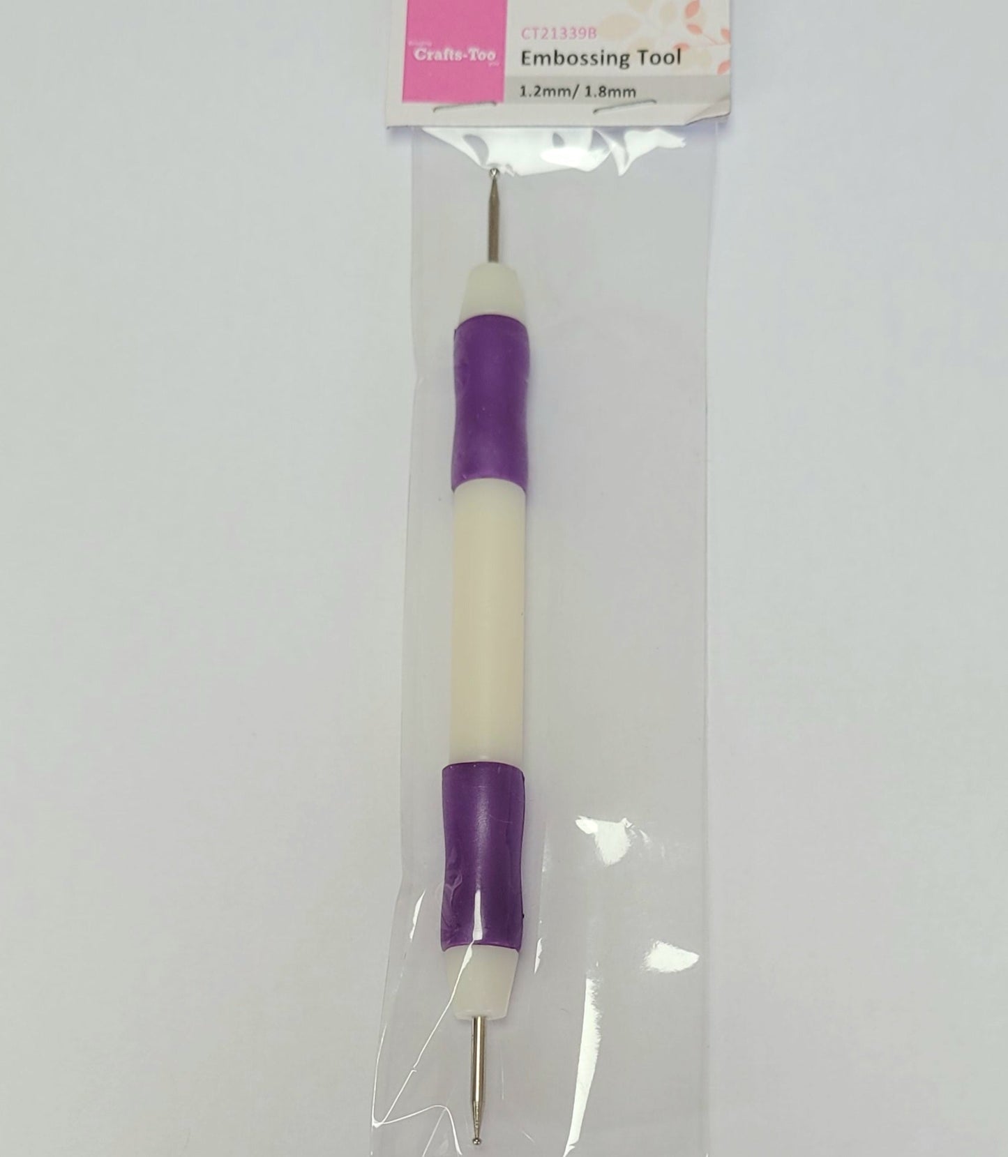 Double Ended Soft Grip Embossing Tool Choose Sizes From Assorted 1.2mm to 12mm