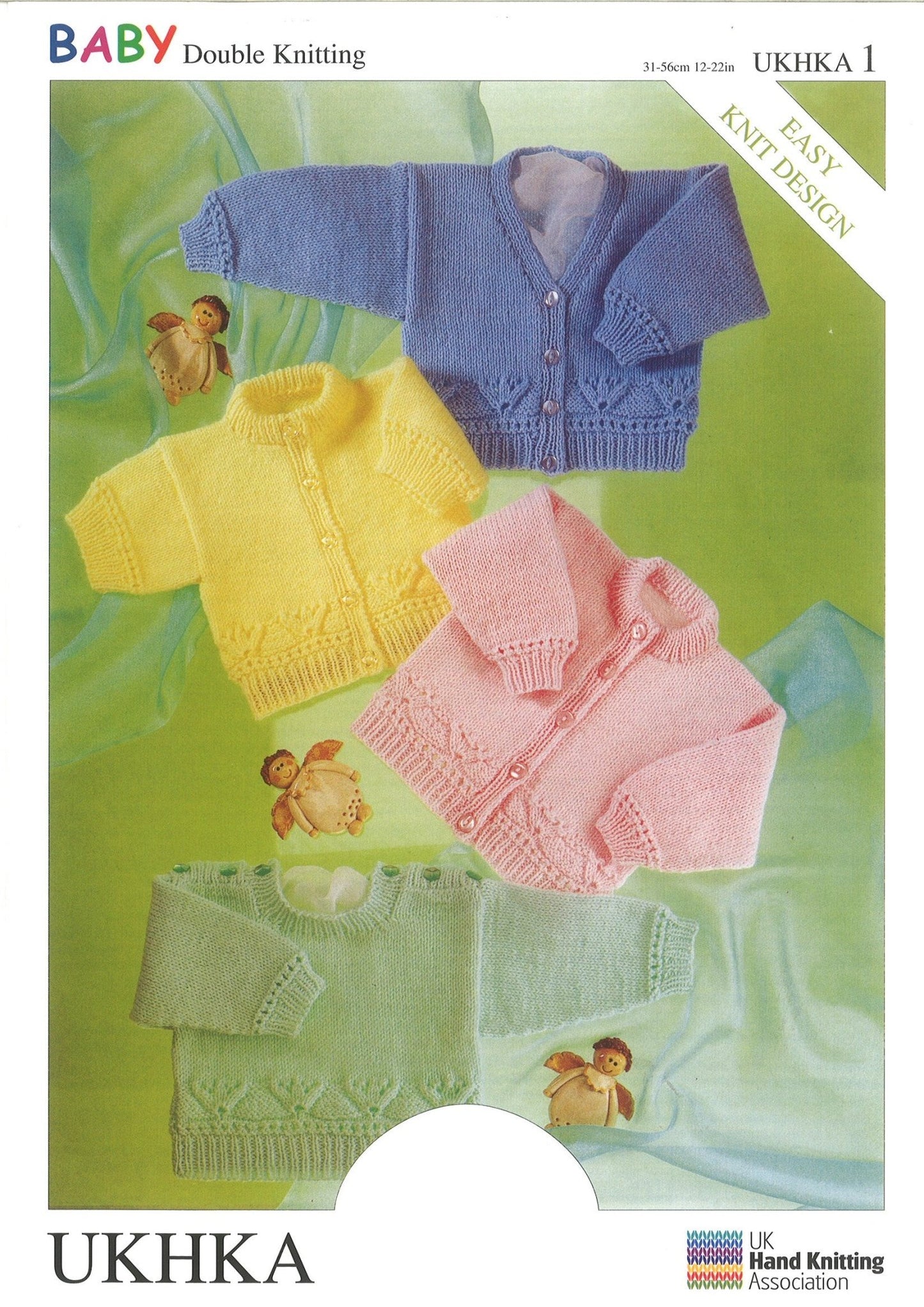 Double Knitting Pattern Cardigans Sweaters 0 To 2 years 31 - 56 cm 12 - 22 inches - Home - Crafts