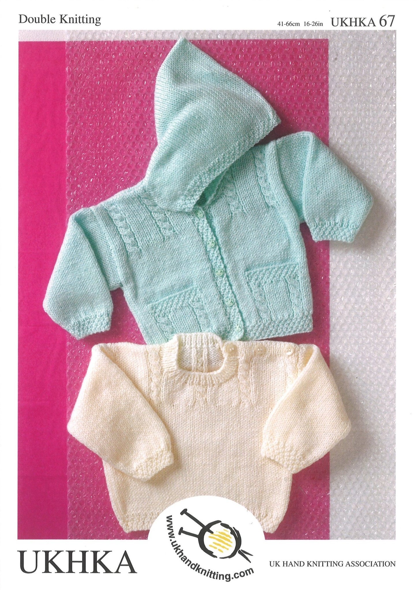 Double Knitting Pattern Hooded Cardigans Sweater 0 To 6 years 41 - 66 cm 16 - 26 inches - Home - Crafts