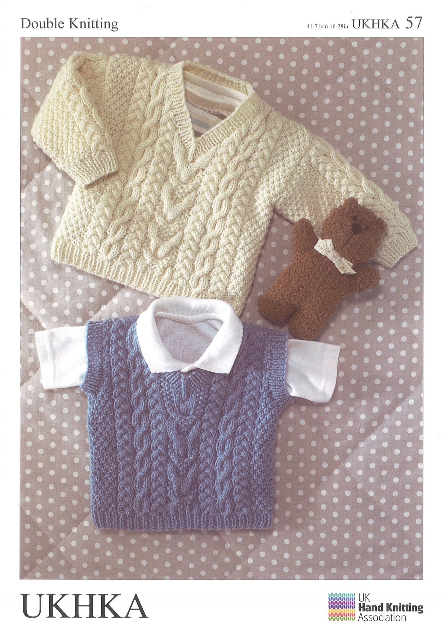 Double Knitting Pattern Sweater Slipover 0 To 6 years 41 - 66 cm 16 - 26 inches - Home - Crafts