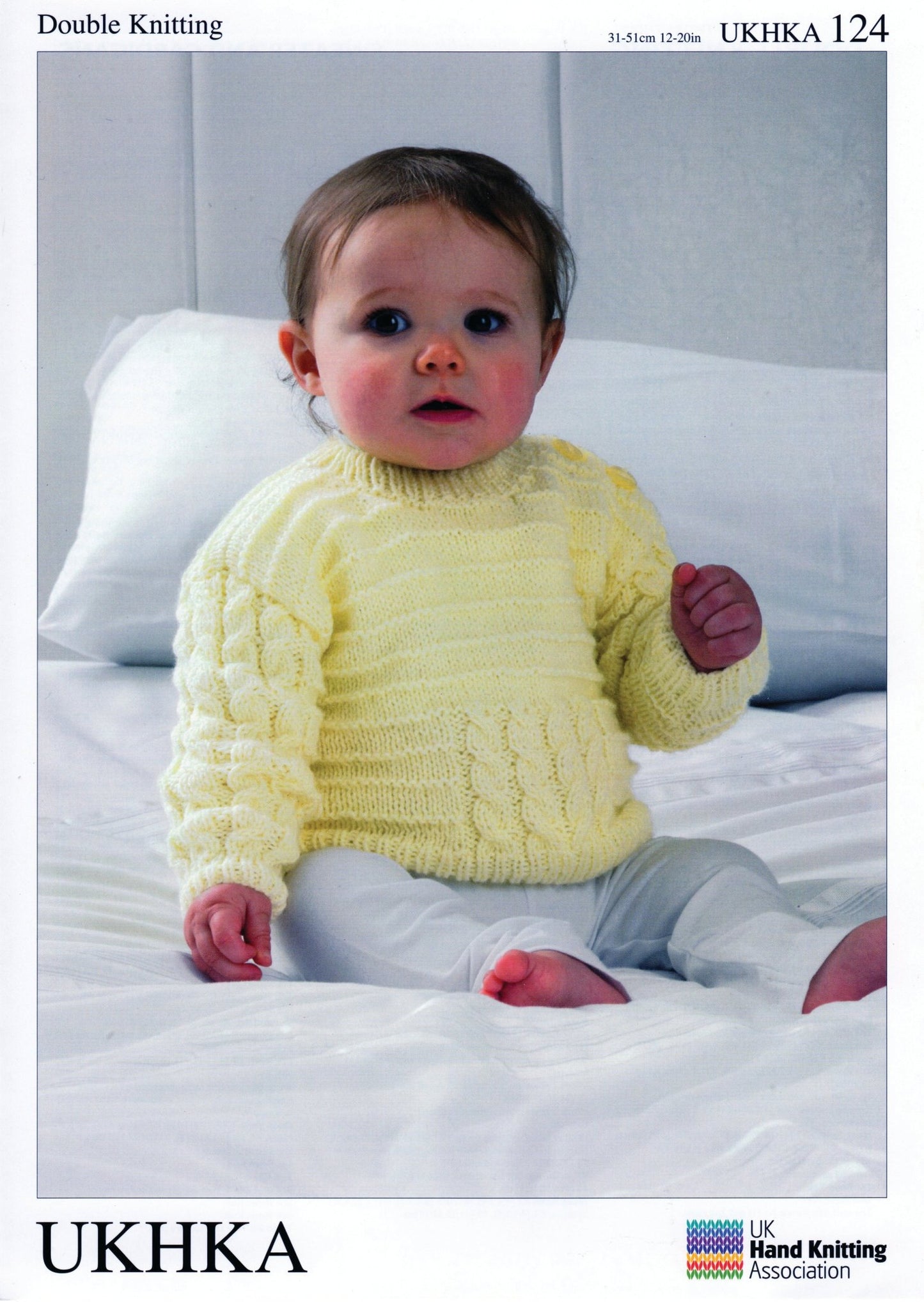 Double Knitting Pattern Sweaters Cardigans 0 To 1 years 31 - 51 cm 12 - 20 inches - Home - Crafts