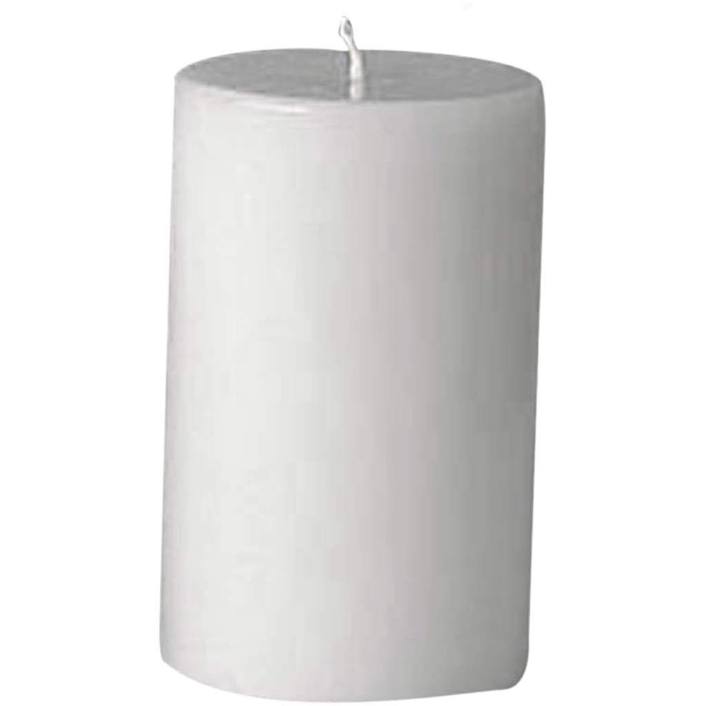 Durable Plastic Candle Mould Size 130 x 82mm Wick Size 21 - Cylindrical Block - Home - Crafts