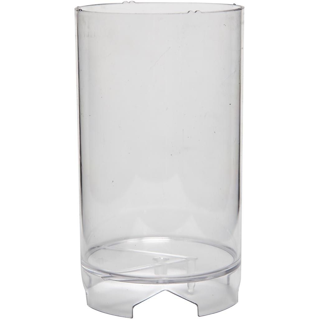 Durable Plastic Candle Mould Size 130 x 82mm Wick Size 21 - Cylindrical Block - Home - Crafts