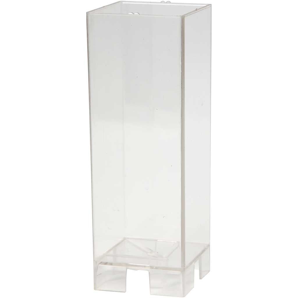 Durable Plastic Candle Mould Size 160 x 60mm Wick Size 18 - Square - Home - Crafts