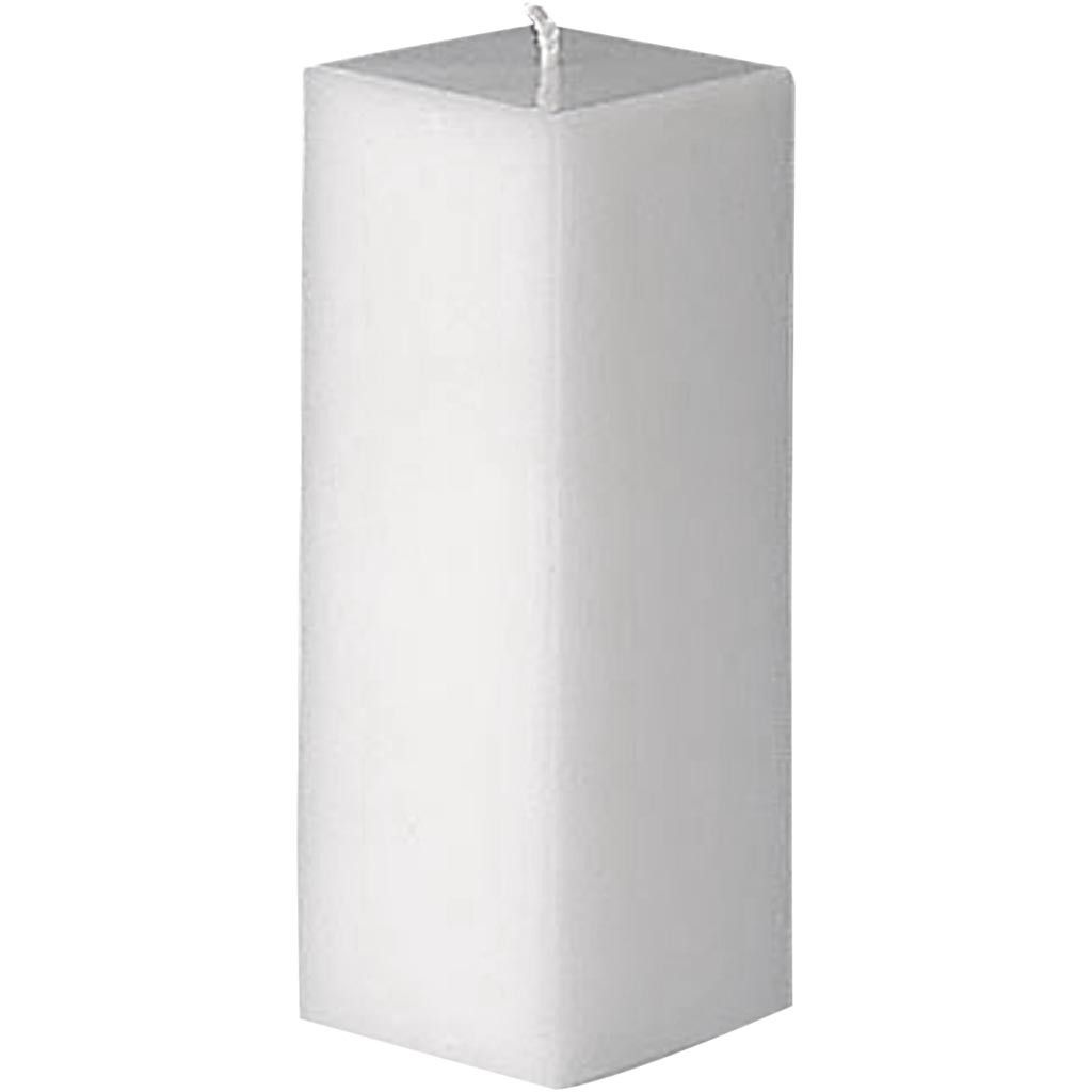 Durable Plastic Candle Mould Size 160 x 60mm Wick Size 18 - Square - Home - Crafts