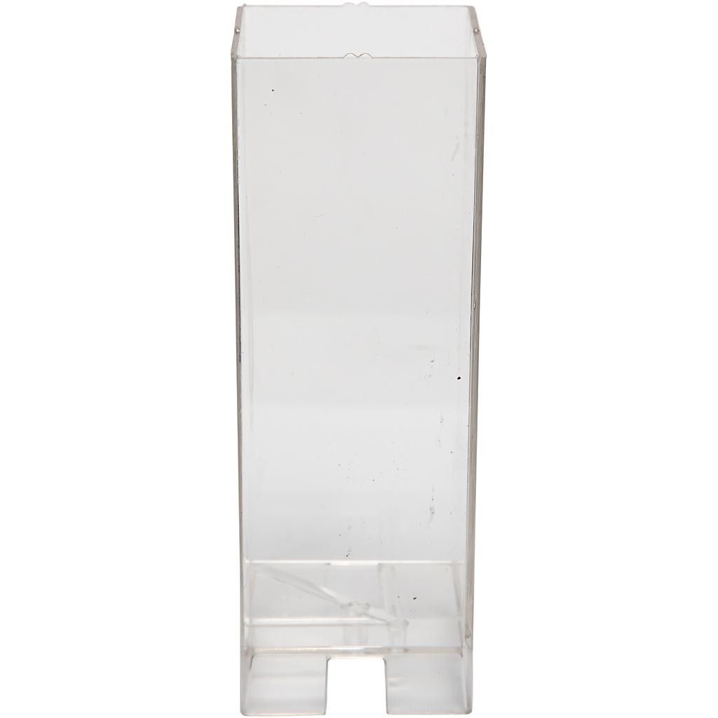 Durable Plastic Candle Mould Size 160 x 60mm Wick Size 18 - Square - Home - Crafts
