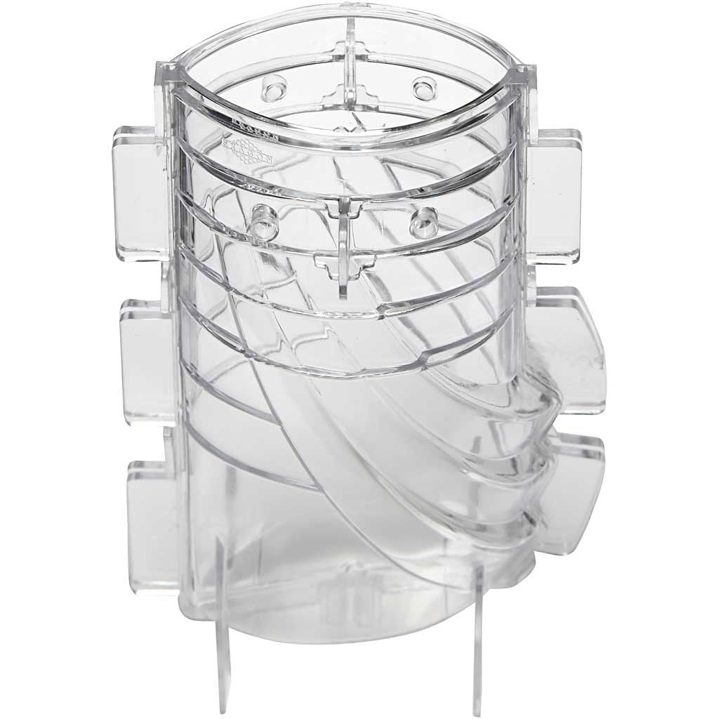 Durable Plastic Candle Mould Size 170 x 50mm Wick Size 21 - Design 2 - Home - Crafts