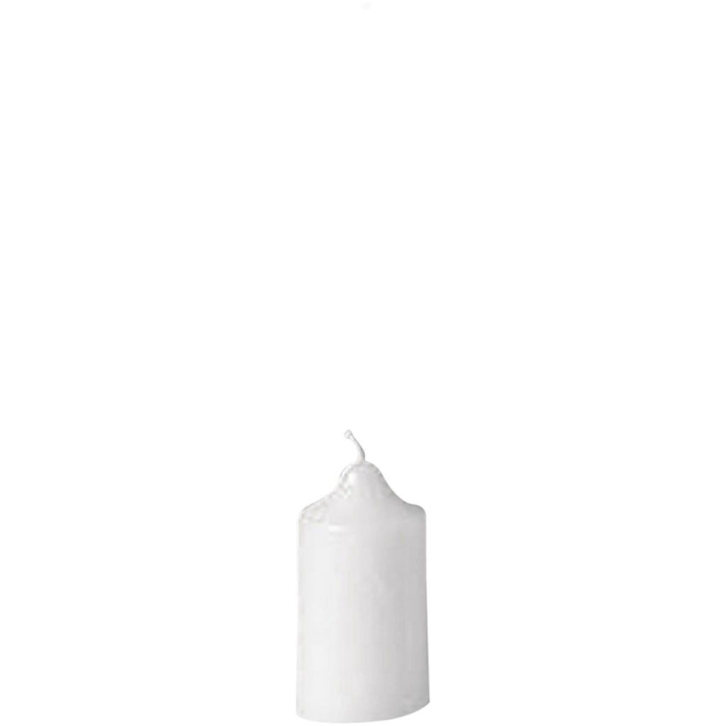 Durable Plastic Candle Mould Size 65 x 44mm Wick Size18 - Cylindrical - Home - Crafts