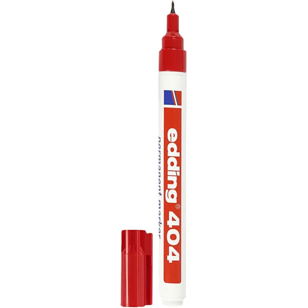 Edding 404 Permanent Marker 0.75 mm Waterproof Pen Bullet-like Tip Stationary