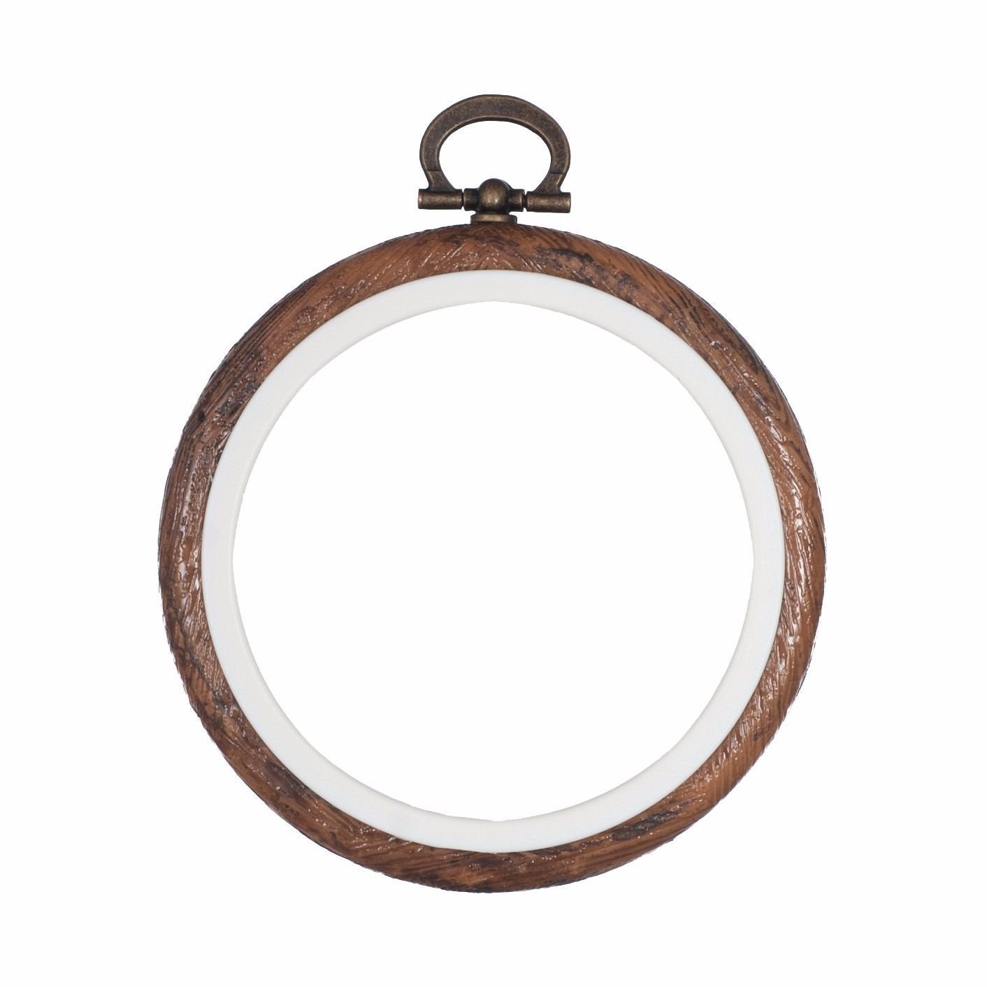 Embroidery Flexi Hoop CrossStitch Sewing Round Plastic Frame - 4 inch - Home - Crafts