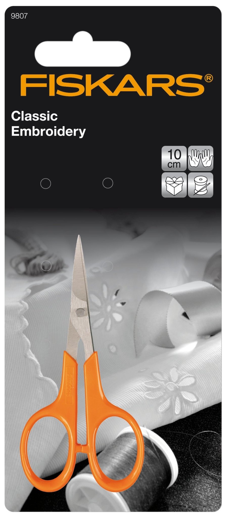 F9807 - Fiskars 10 cm Sewing Embroidery Scissors - Home - Crafts