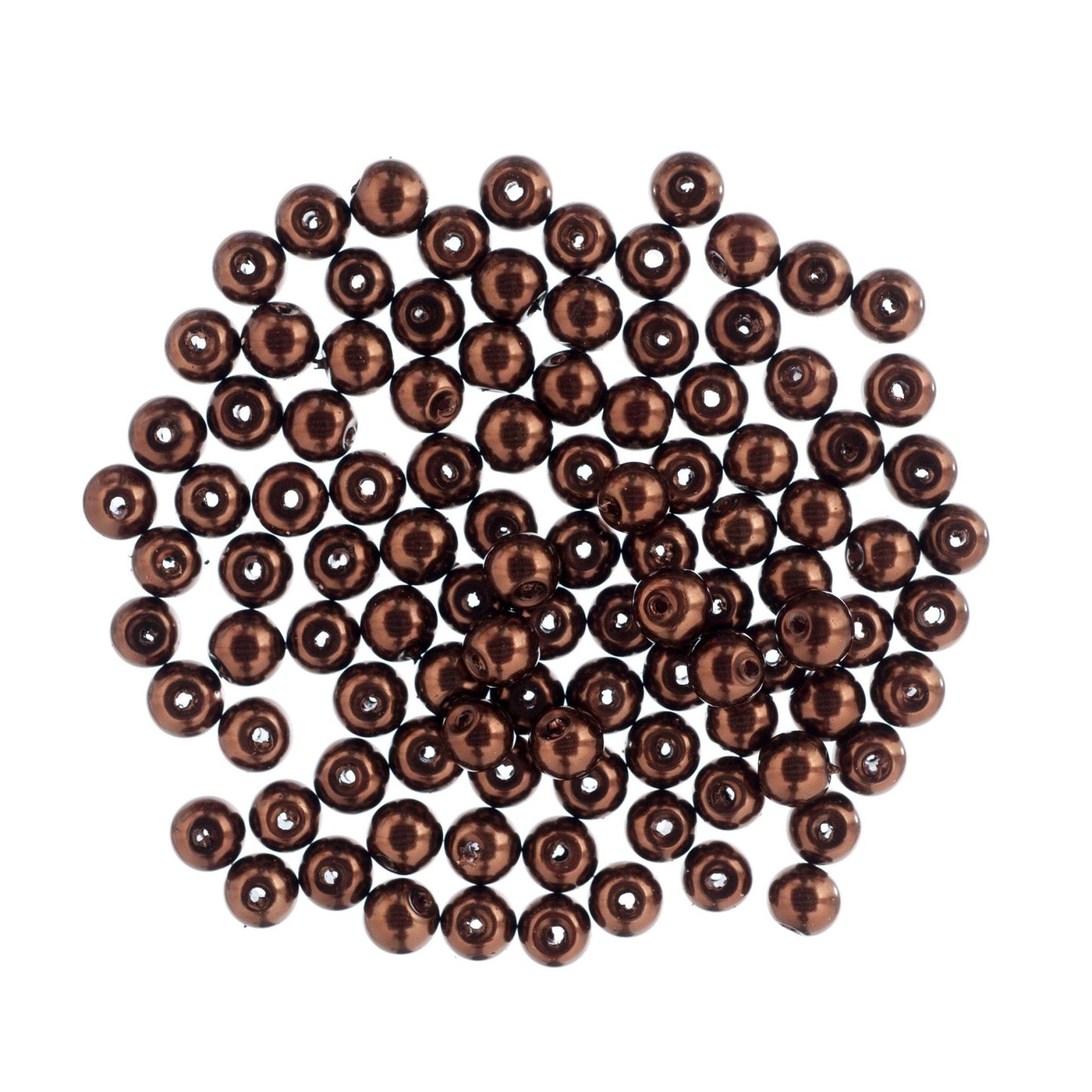Glass Pearl Beads 40-100 Pack Trimits Essentials Beading Supplies Jewellery Beadwork DIY Handmade