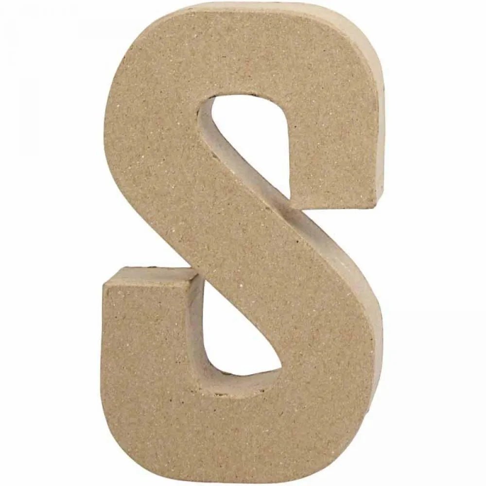 Handmade Paper Mache Cardboard Letters | 10cm 20cm Tall | DIY Craft Alphabets
