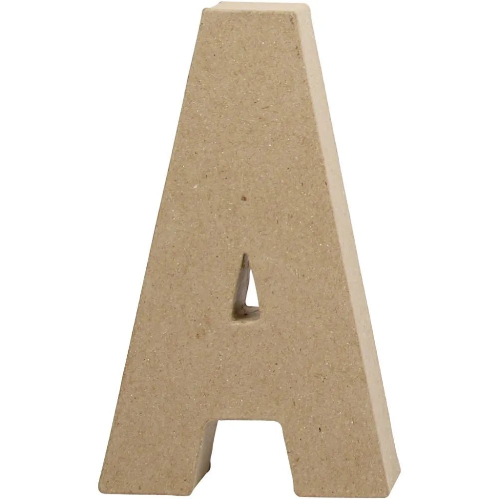Handmade Paper Mache Cardboard Letters | 10cm 20cm Tall | DIY Craft Alphabets