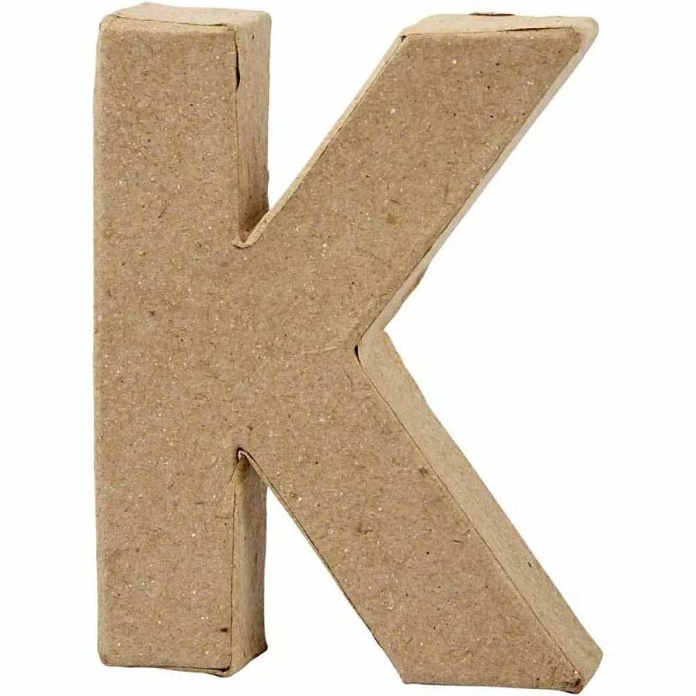 Handmade Paper Mache Cardboard Letters | 10cm 20cm Tall | DIY Craft Alphabets