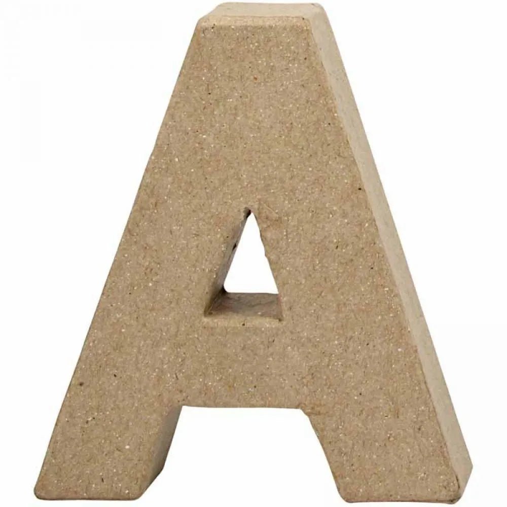 Handmade Paper Mache Cardboard Letters | 10cm 20cm Tall | DIY Craft Alphabets