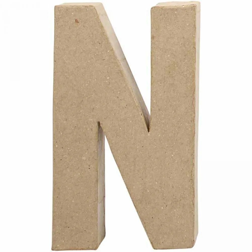 Handmade Paper Mache Cardboard Letters | 10cm 20cm Tall | DIY Craft Alphabets