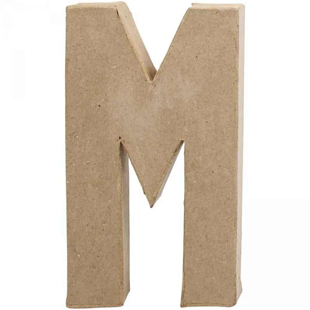 Handmade Paper Mache Cardboard Letters | 10cm 20cm Tall | DIY Craft Alphabets - Home - Crafts