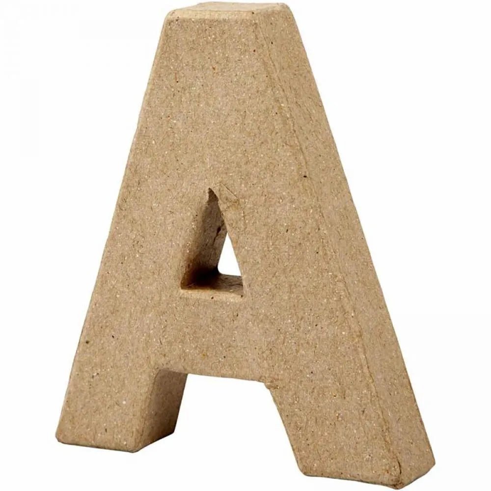 Handmade Paper Mache Cardboard Letters | 10cm 20cm Tall | DIY Craft Alphabets