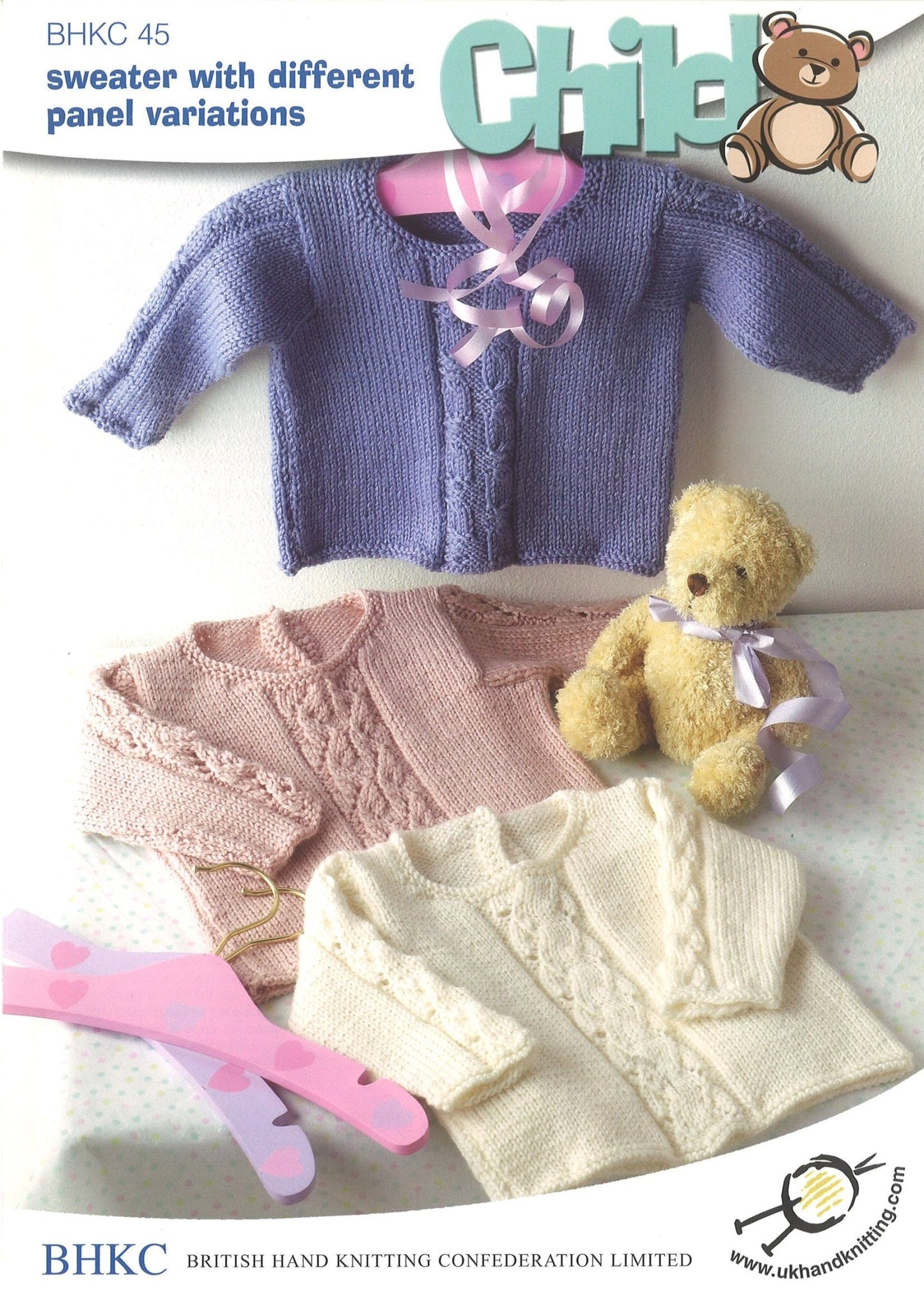 Knitting Crocheting Pattern Sweaters 46 - 66 cm 18 - 26 inches - Home - Crafts