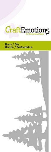 Landscape Pines Stencil Die Universal Embossing Cutting Machine Sizzix Card Making - Home - Crafts