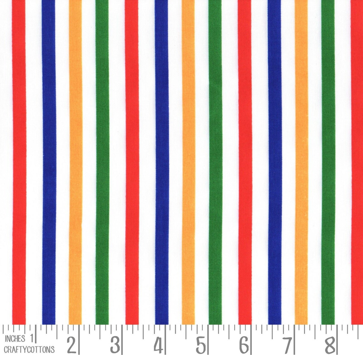 Multi Stripes Polycotton Children Fabric Choose Size - Home - Crafts