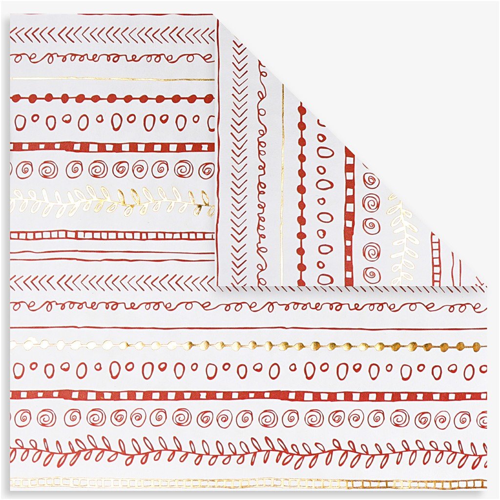 Origami Paper, size 15x15 cm, 80g, red, 40 sheets - Home - Crafts