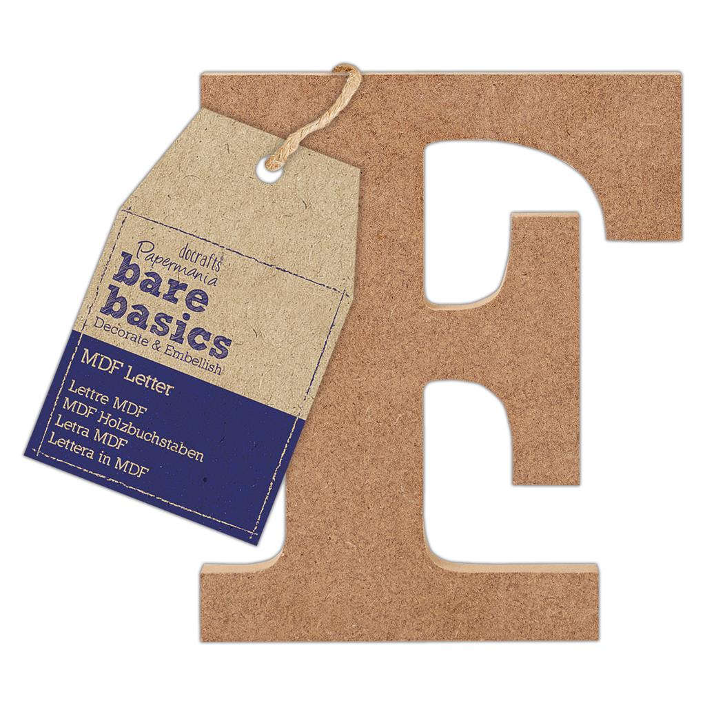 Papermania Bare Basics MDF Alphabet Letters ( A - Z ) Home Wedding Decoration Scrapbooking Crafts - Home - Crafts