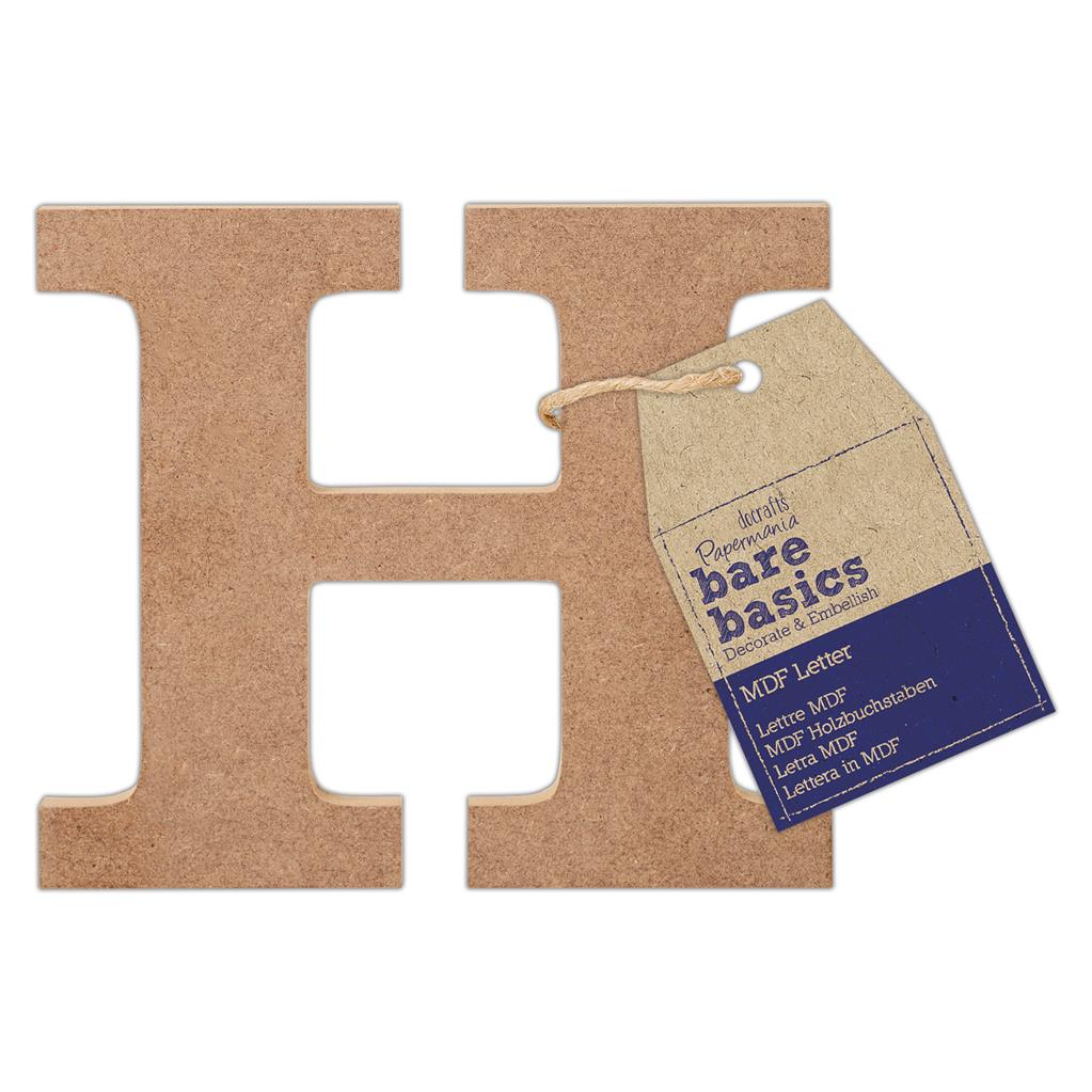 Papermania Bare Basics MDF Alphabet Letters ( A - Z ) Home Wedding Decoration Scrapbooking Crafts - Home - Crafts