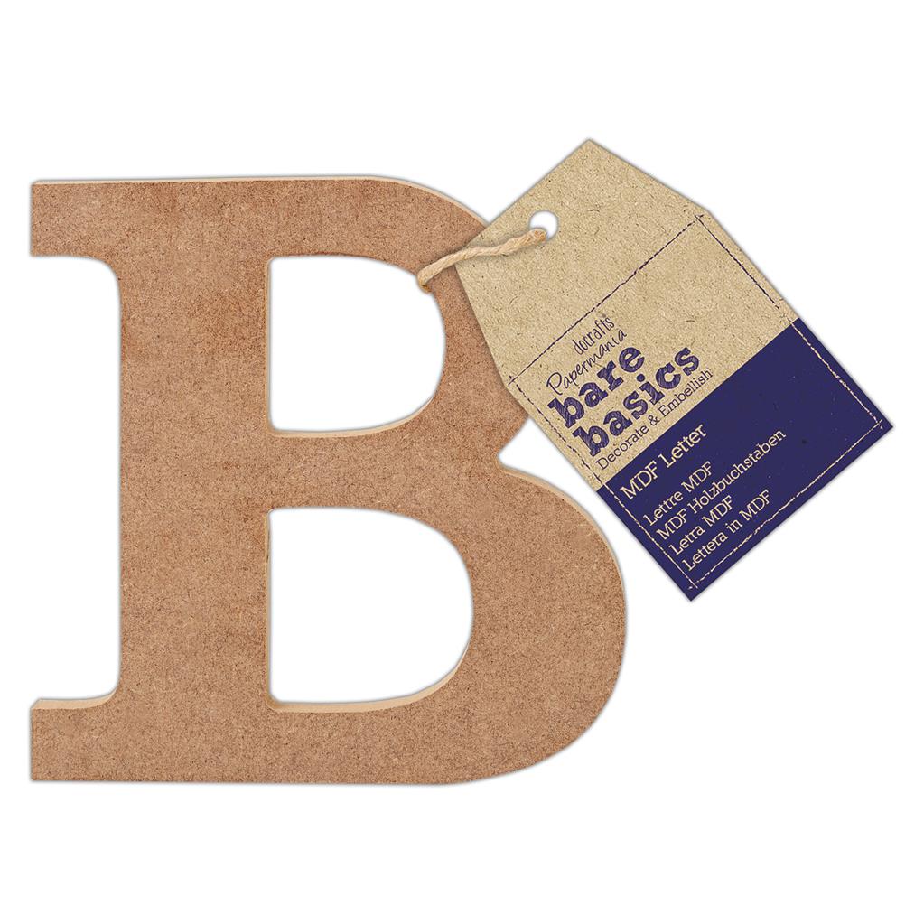Papermania Bare Basics MDF Alphabet Letters ( A - Z ) Home Wedding Decoration Scrapbooking Crafts - Home - Crafts