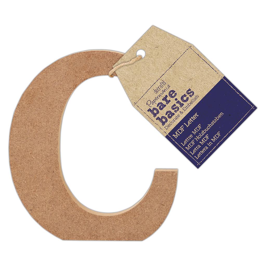 Papermania Bare Basics MDF Alphabet Letters ( A - Z ) Home Wedding Decoration Scrapbooking Crafts - Home - Crafts