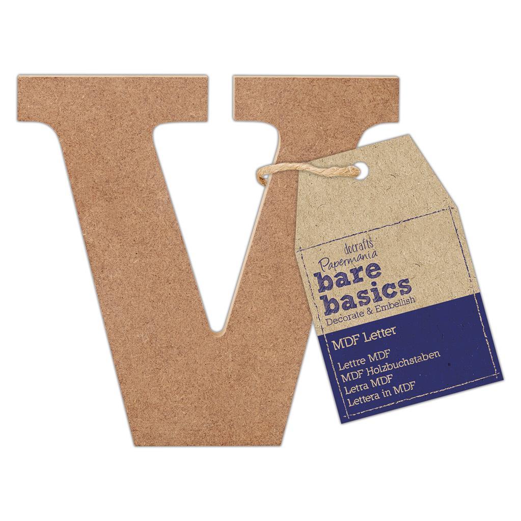 Papermania Bare Basics MDF Alphabet Letters ( A - Z ) Home Wedding Decoration Scrapbooking Crafts - Home - Crafts