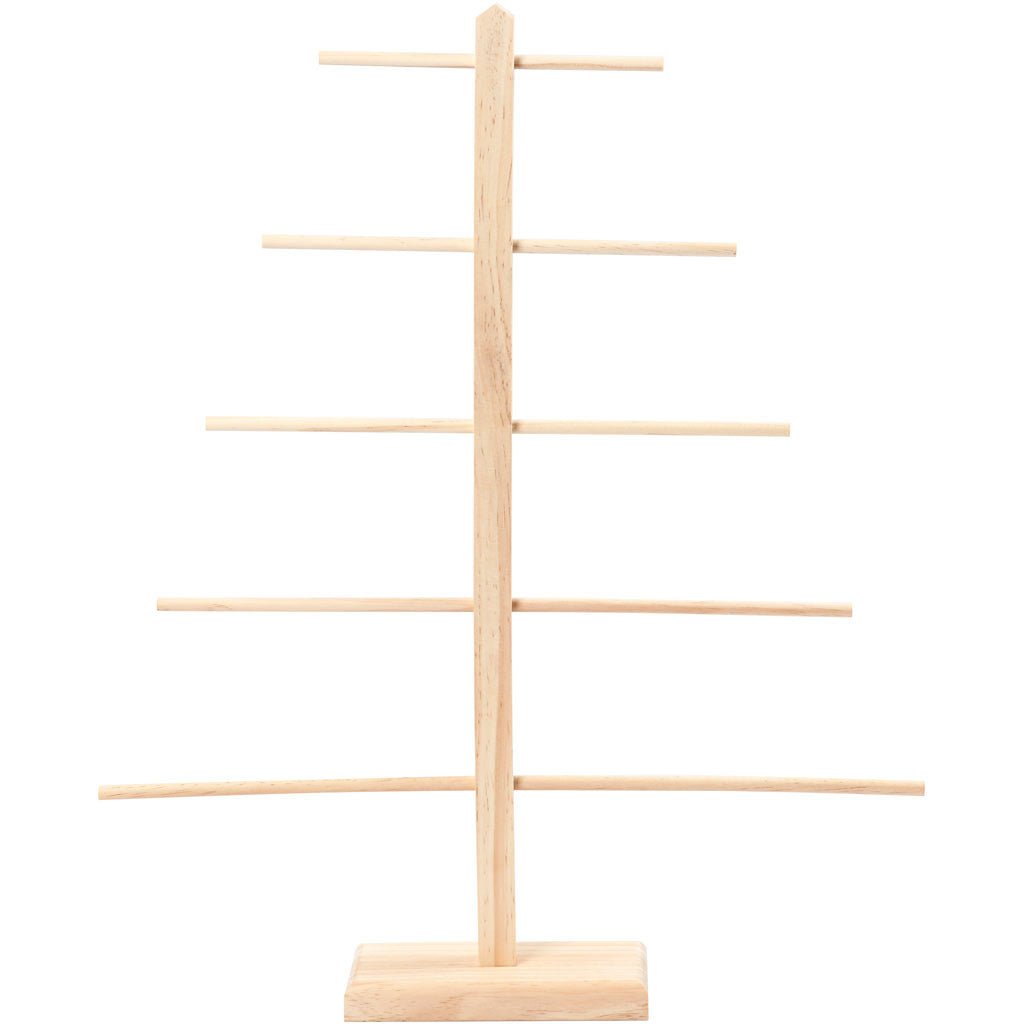 Pine Wood Christmas Tree With Square Center Decoration Crafts W: 44 cm - Home - Crafts