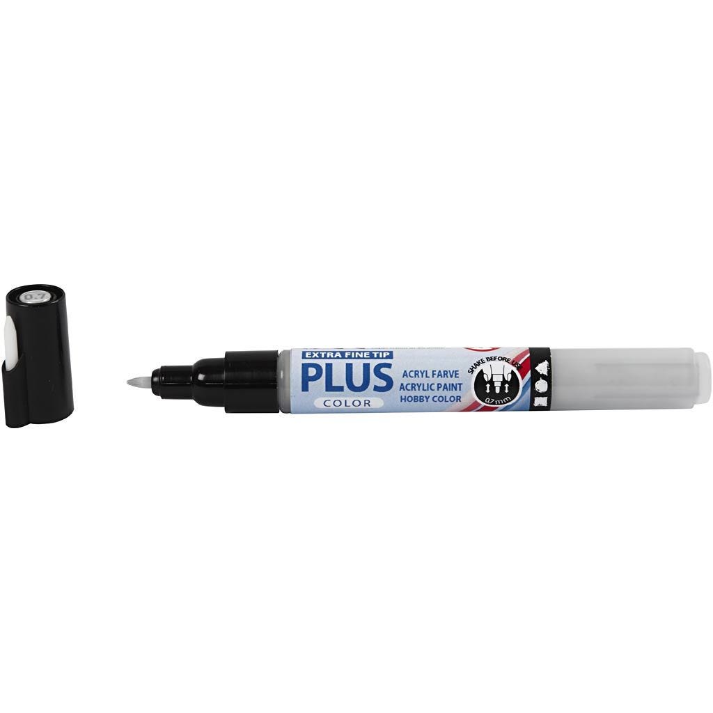 Plus Colour Marker 14.5cm Line 0.7mm 5.5ml Water-Based Felt Tip | Choose Colour